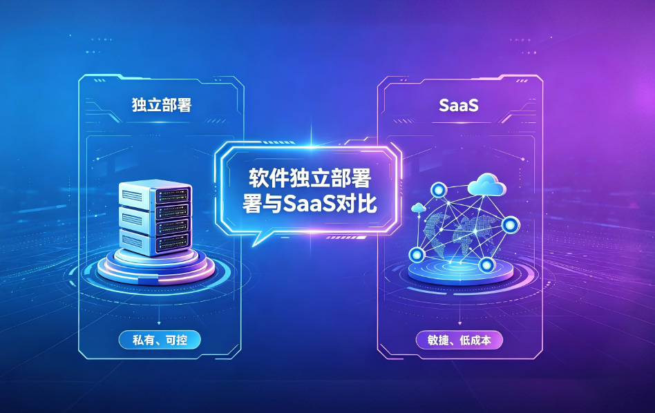 报修系统独立部署还是SaaS？数据安全、成本与定制能力全对比